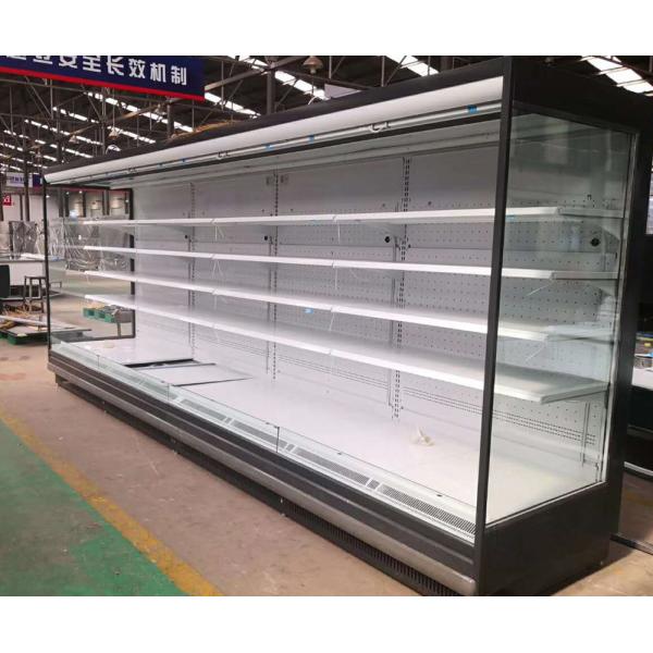 Supermarket multi-deck open chiller fruit vegetable display cooler