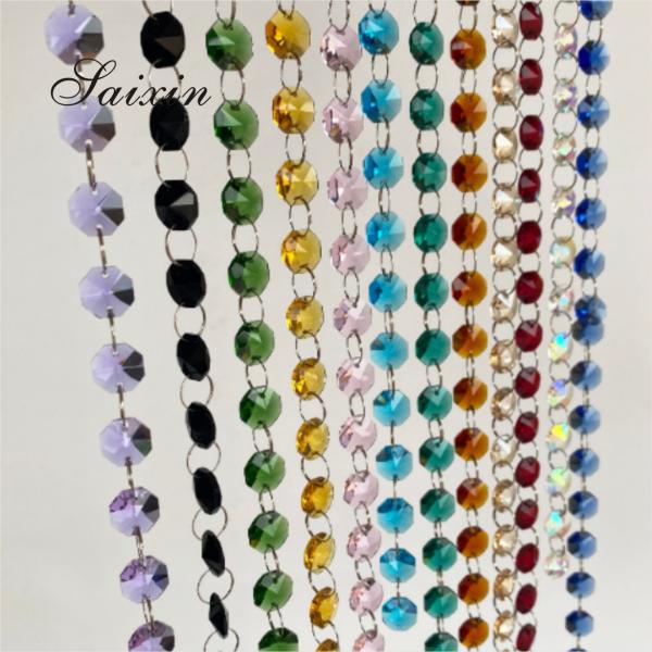 30-40mm Faceted Cut Clear Glass Crystal Ball Prism Pendant Hotel Decoration Beautiful Crystal Accessories