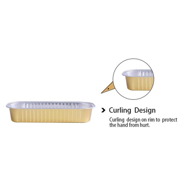 200ml Mini Loaf Aluminium Takeaway Box Baking Large Foil Containers