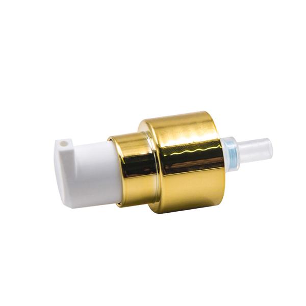 Polypropylene Cosmetic Hand Pump 20mm/410 Gold Dispenser Pump