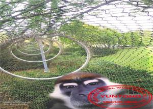 China Hand Woven Stainless Steel Cable Netting Wire Mesh Security For Zoo on sale