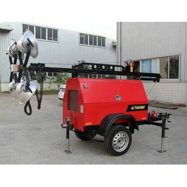 Kubota 300wX4 Portable Light Tower 7m Genset Lighting Tower