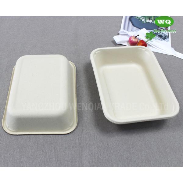 32 oz Unbleached Rectangular Food Tray,China 2022 Best sell biodegradable Tableware,Eco-friendly Takeway Food Container