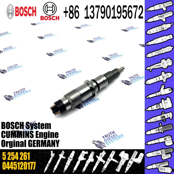 common rail injector 0445120177 5254261 injector for Cummins ISB QSB 4.5 / 6.7 diesel fuel injector nozzle 0445120177