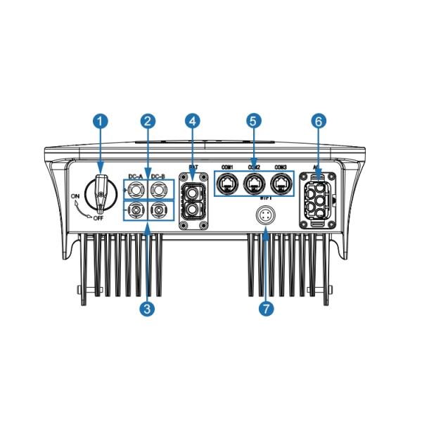 Bluesun Wholesale Hybrid Solar Inverter 6kw 10kw Mppt Solar Hybrid Inverter 48V for Home Use