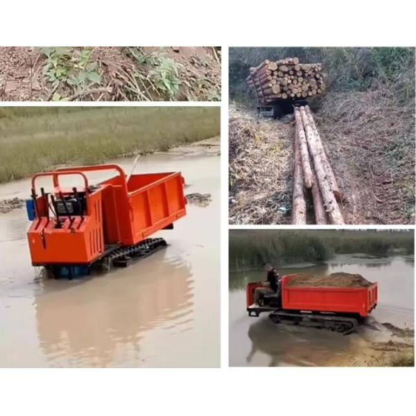 1.5Ton Mini Rubber Track Carrier Transporter Dumper Truck