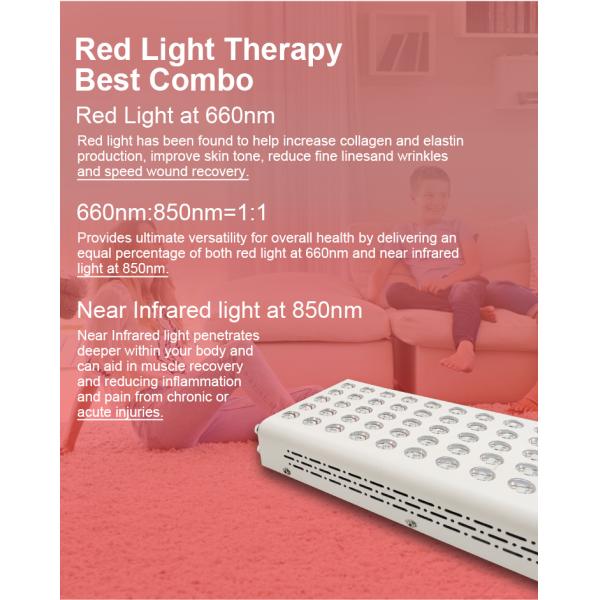 Body Pain Relief LED Near Infrared Red Light Therapy Panel 600W