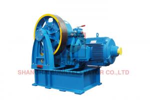 Quality 1.0m/S VVVF Compact Lift Geared Traction Machine With Elevator Spare  Parts wholesale