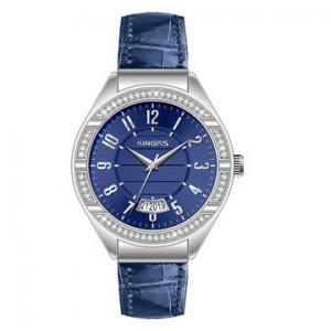 Quality Multi Color Black Quartz Watch With Diamond , Alloy Wrist Watch wholesale