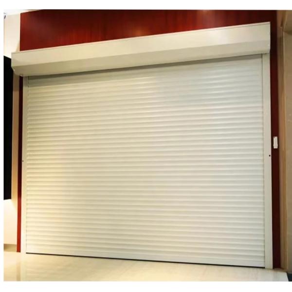 Industrial Garage Aluminium Roller Shutter Doors Automatic Motorized Customized