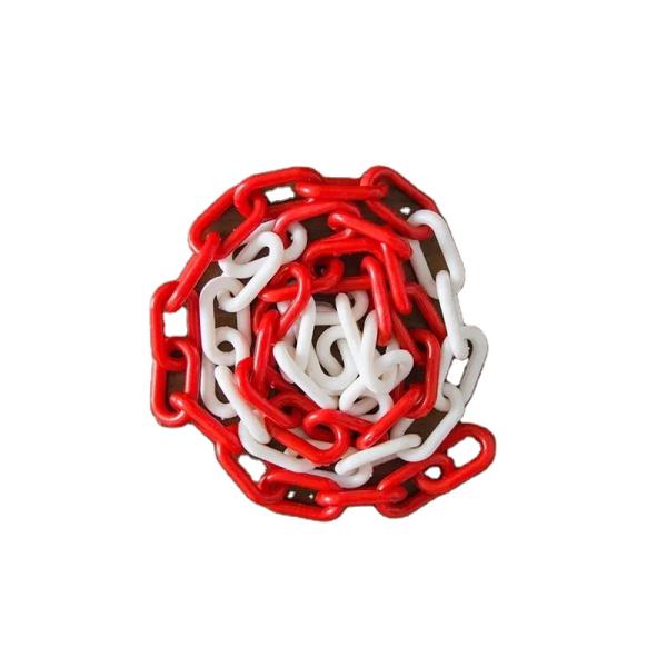 6MM PE Material Plastic Barrier Chain for Road Safety with Injection Structure
