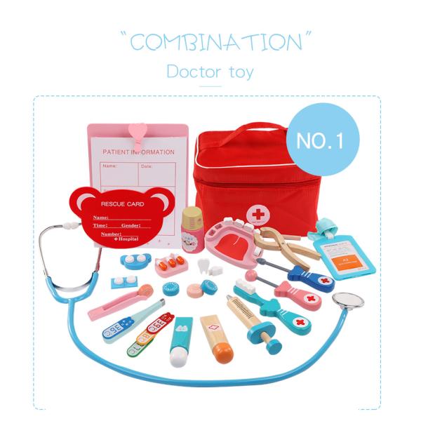 Doctor 17cm Wooden Miniature Kitchen Set Pretend Play