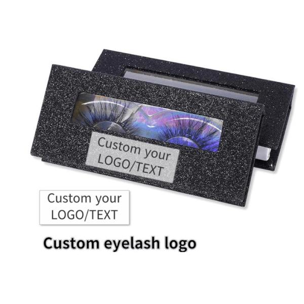 60pcs/Set Natural Mink fur Private Label 25mm Thick Mink Eyelash