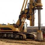 TR280 Rotary Drilling Rig Mounted On Original CAT336D With Max Depth 85m for