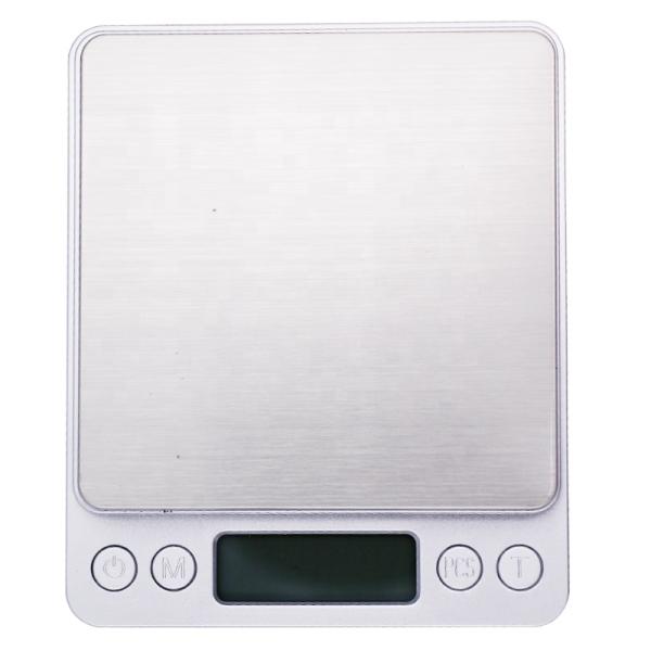 500g  0.01g Digital Scale Electronic Food Weighing Scales With 2 Trays For Kitchen Jewelry