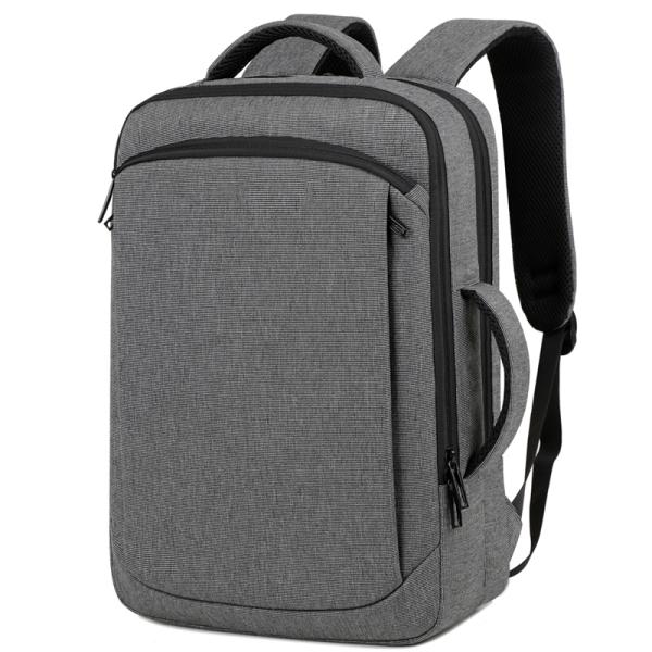 Lightweight Black Anti-Theft Waterproof Laptop Backpack for Business Casual Oxford Material Customizable Logo USB Feature