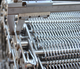 304 Stainless Steel Balanced Weave Food Processing Belts For Eggs