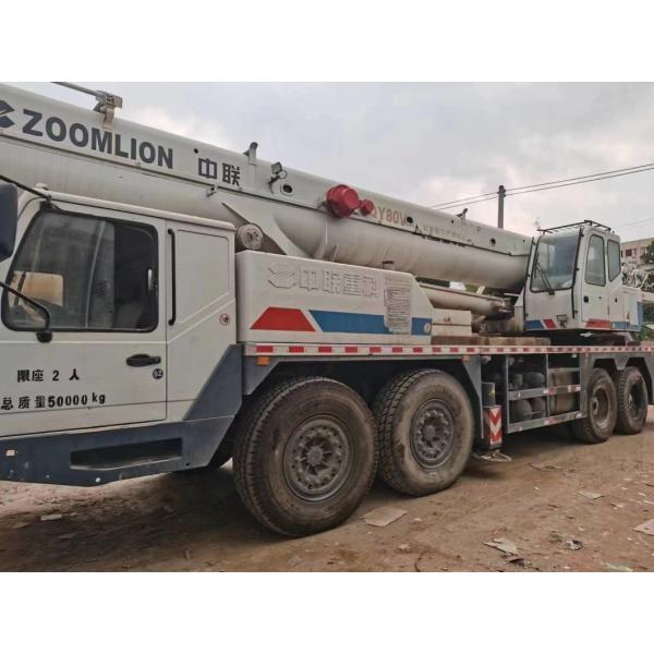 ISO9001 Certified Direct Supply Zoomlion 80 Ton Knuckle Boom Crane Truck Mounted Crane