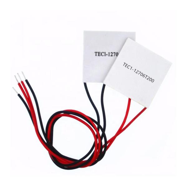 40x40mm Heatsink TEC Cooling Plate 60W 12V Thermoelectric Refrigerator Thermoelectric Cooler Module TEC1-12706T200