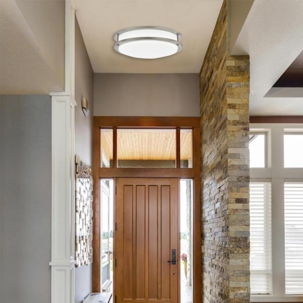 ETL 4000K Recessed LED Flush Mount Ceiling Lights 24W 2880LM