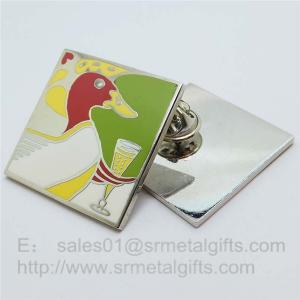 Quality Cloisonne soft enamel Collar Lapel Pins, custom Cloisonne Enameled Pin butterfly clutch wholesale