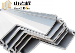 Quality Grey Color Vinyl PVC Sheet Pile Customized Flood Protection Z Type Extrusion wholesale