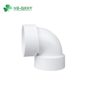 China Customized Request PVC DWV Fittings for 1 1/2 to 6 Pipes ASTM D2665 45 Degree Elbow on sale