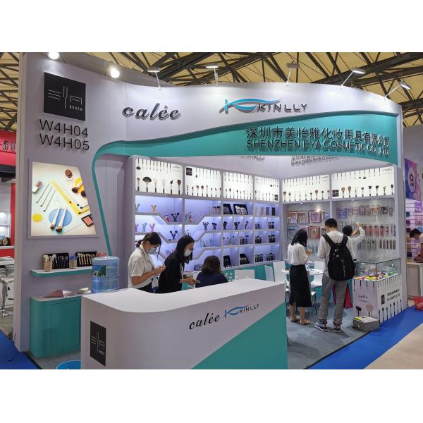 Custom 8PCS Travel Makeup Brush Set Wooden Handle And Nylon Hair