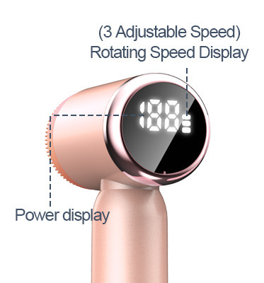 1000mAh Rechargeable Facial Cleansing Brush Green Waterproof Electric Cleansing Brush