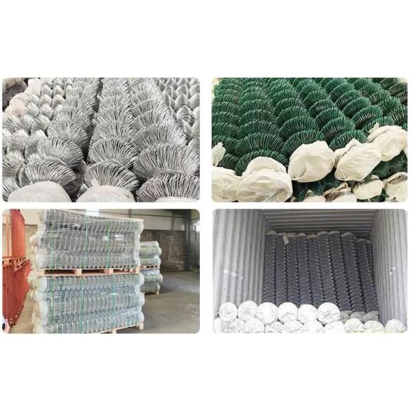 1.8M Anti Rust Chain Link Fence Green Powder Coated Garden Fencing