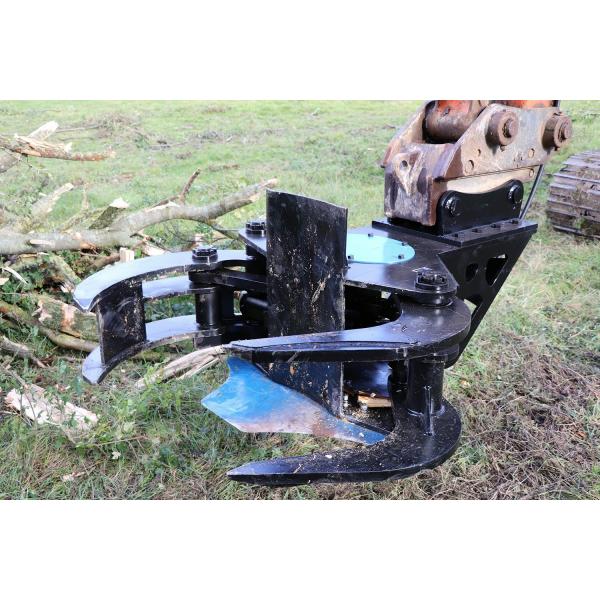 Diameter 30cm Backhoe Tree Shear 42CrMo Timber Shears Excavators 5-10 Tons