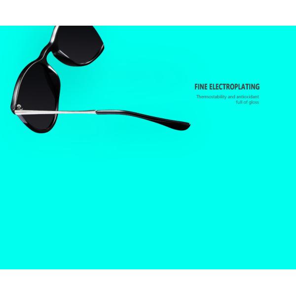 Men 144MM Square Frame Polarized Sunglasses Classic TAC Retro Style Yellow Night Vision Len