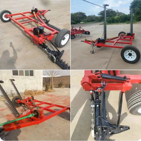 2024 Hot Sale New 4.2m Double Blade Reciprocating Lawn Mower for Tractor Featuring Core Components Gearbox and Bearing