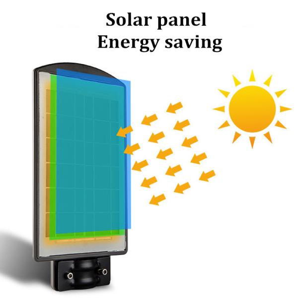 20W 2200 Lumens LED Solar Street Light IP65 Outdoor Lamp For Yard , Gutter