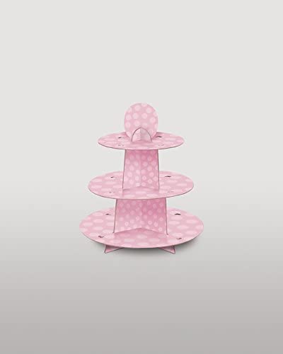 Polka Dot Paper Cupcake Stand