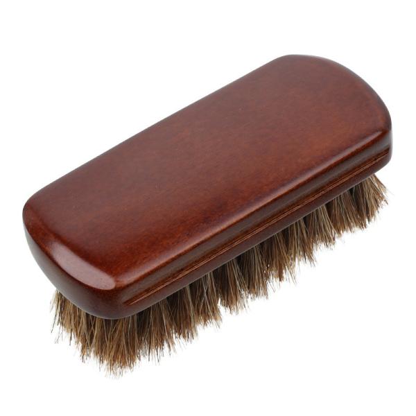 Pure Solid Wood Bristle Cleaning Brush Shoe Oil Brush