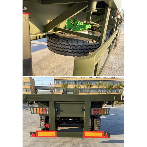 2 3 4 Axles Flatbed Semi Truck Trailers Vehicle Master 50#