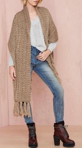 Quality High quality factory sale fashion women knit scarf wholesale