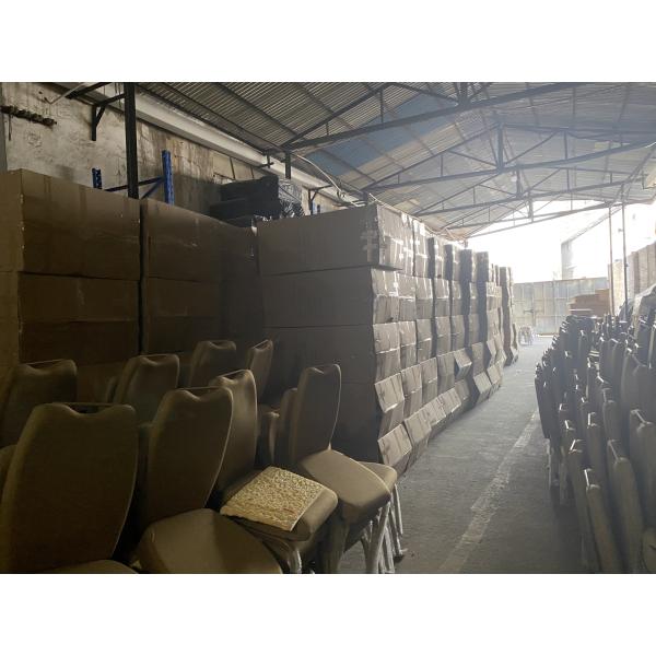 2.0mm Tube Shaking Back Hotel Stackable Banquet Chair Powder Coating