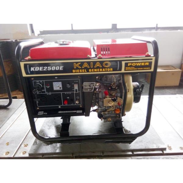 Small 2000 Watt Diesel Generator Portable Fuel Efficiency 3000 rpm 50HZ 60HZ