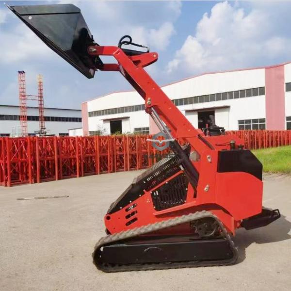 350kg Mini Tracked Skid Steer Loader LY850 Kubota engine with Mulcher