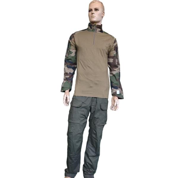 Combat Suit Camouflage Tactical Training Suit Frog Jacket Battle Trousers Quick Dry Camouflage Combat Shirt Tactical Clothing Ripstop Uniform