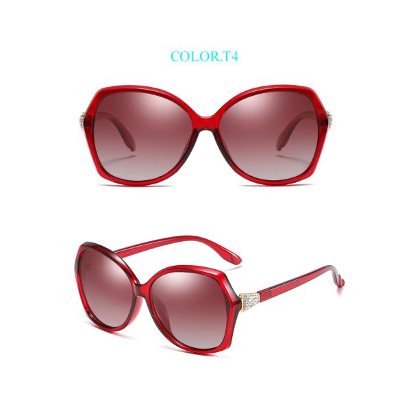 144MM PC Sunglasses Women'S Polarized With Readers Diamond Decoration