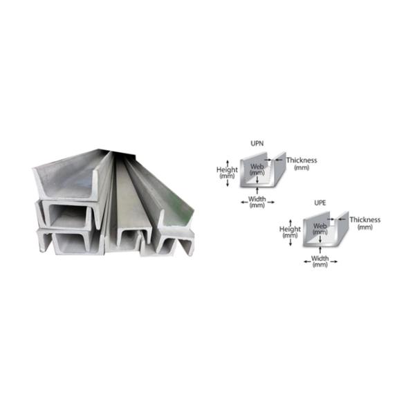Customized U Shape Beam 201 304 309 316 316L 321 410 430 904 Material