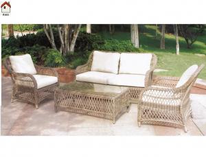 China wholesale rattan sofa set value city outdoor furniture set RMS70013R on sale