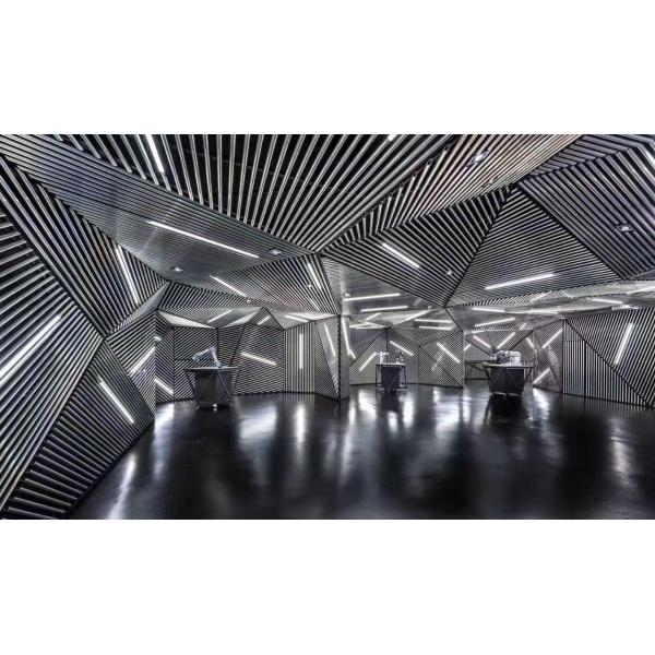 Decorative Insulated Aluminum Metal Ceiling For Exhibition Hall Customized