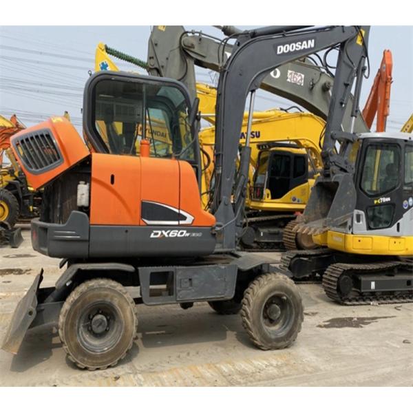 Secondhand Doosan Hydraulic Excavator Pre Owned Excavator 7530mm Radius