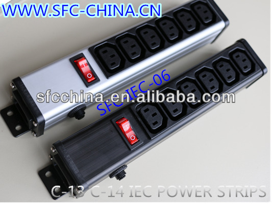 SFC-IEC-06 C-13 IEC Power Strips