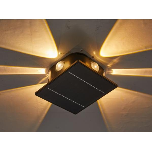 IP54 Solar Powered Wall Light RGB 6500K 3000K Source For Outdoor