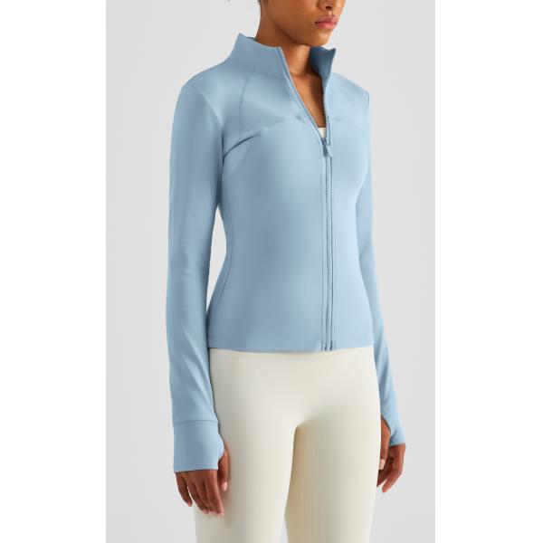 Full Zipper Horse Riding Tops With Thumb Hole Winter Fleece Equestrian Jacket